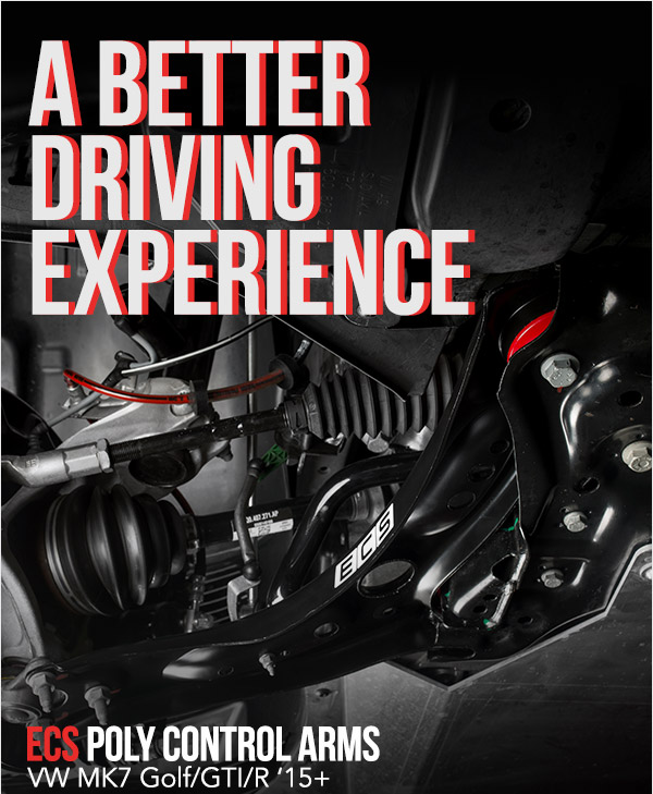 ECS Tuning Introducing ECS Poly Control Arms for the MK7 Golf/GTI/R