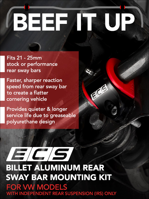  ECS Tuning NEW! ECS Billet Rear Sway Bar Mounting Kit VW Vortex